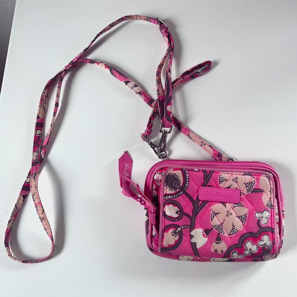 Vera Bradley Blush Pink Crossbody Bag / Wallet 🌸